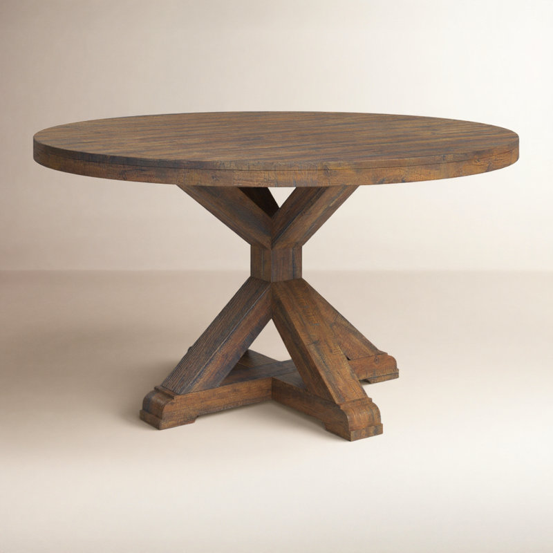 Birch Lane™ Bianca Round Solid Wood Dining Table & Reviews | Birch